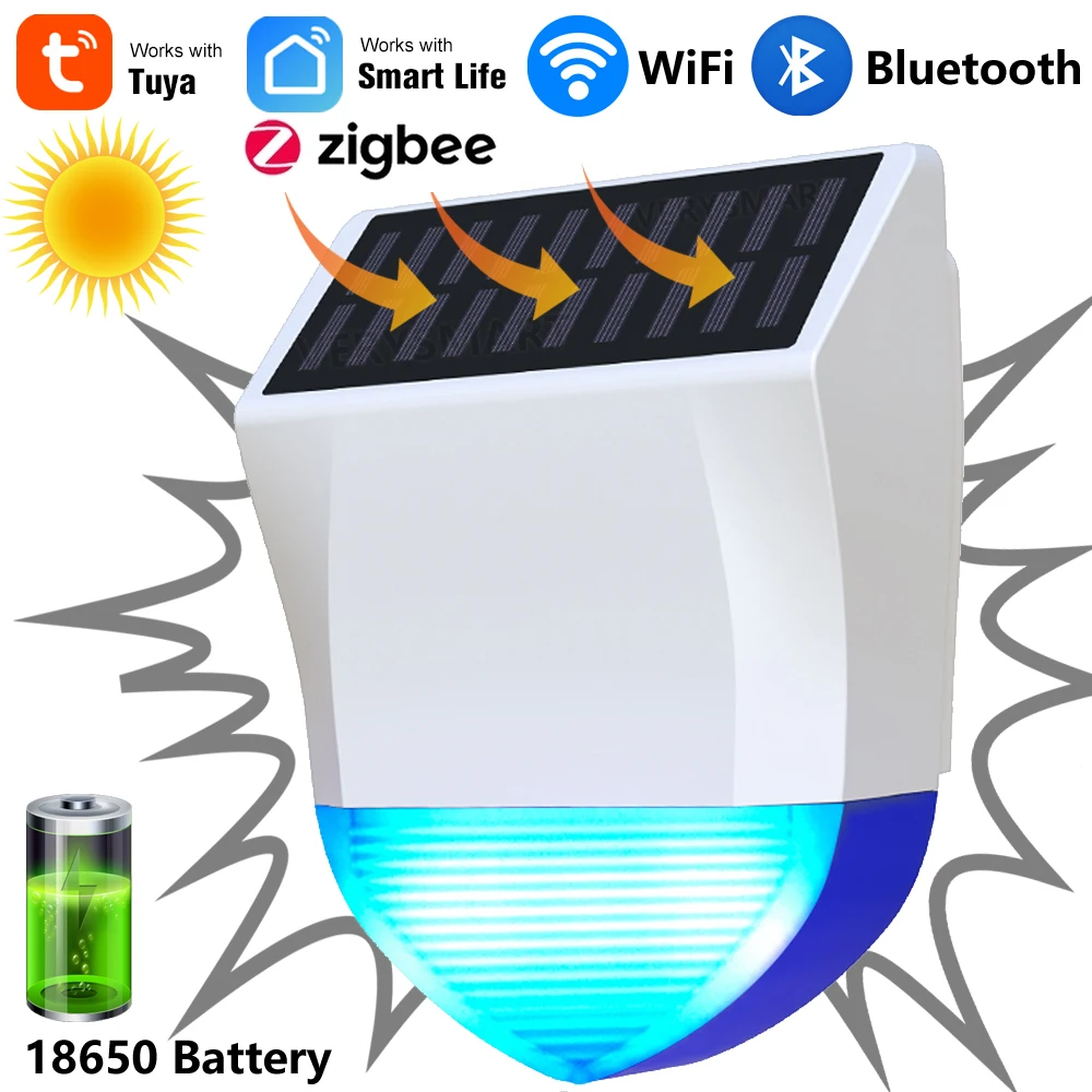Outdoor Power Source - Zigbee/Wifi 사이렌 경보 용 Tuya Smart