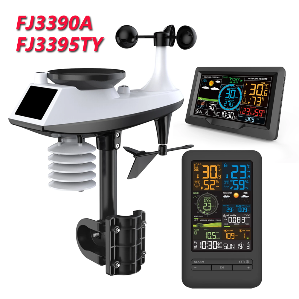 Outdoor Power Tower - FJ3395TY /FJ3390A 기상 관측소 센서 실내