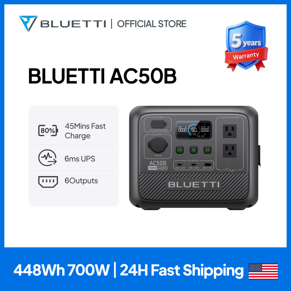 Outdoor Power Tower - 블루에티 AC50B 휴대용 파워스테이션 700W 448Wh