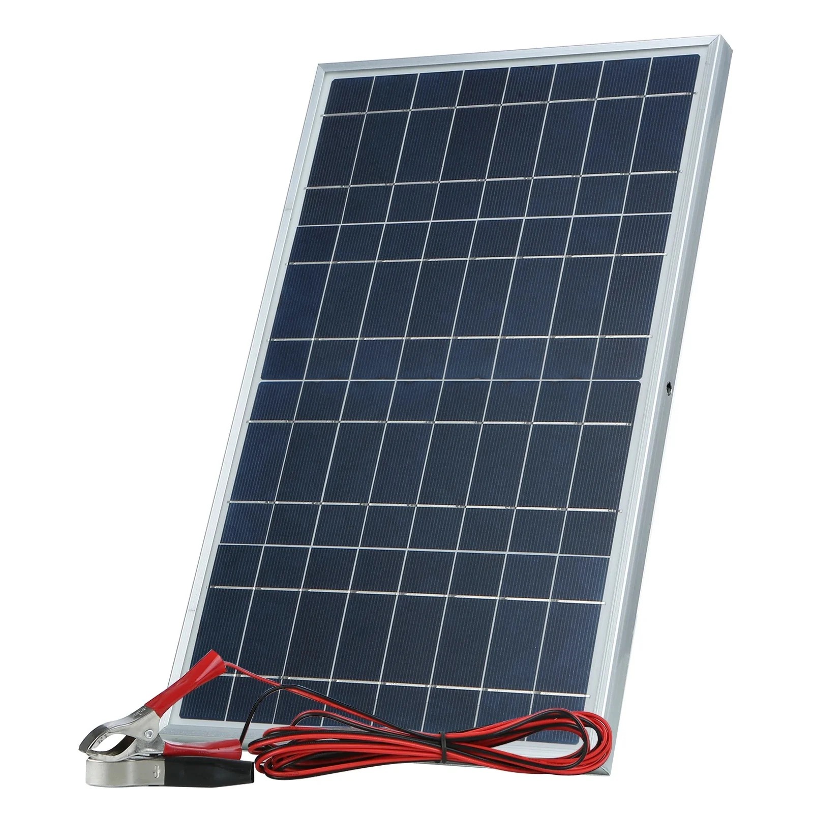Outdoor Power Source - 35W 태양 전지 패널 키트 완료