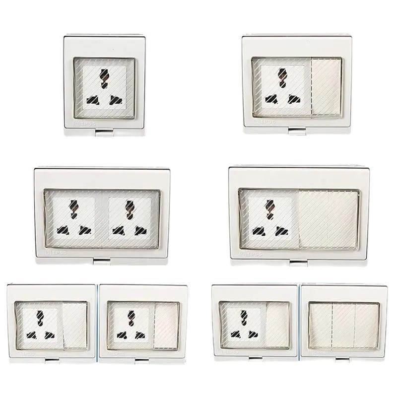 Outdoor Kitchen Power Outlet - 1PCS 화이트 AU 영국 EU 미국