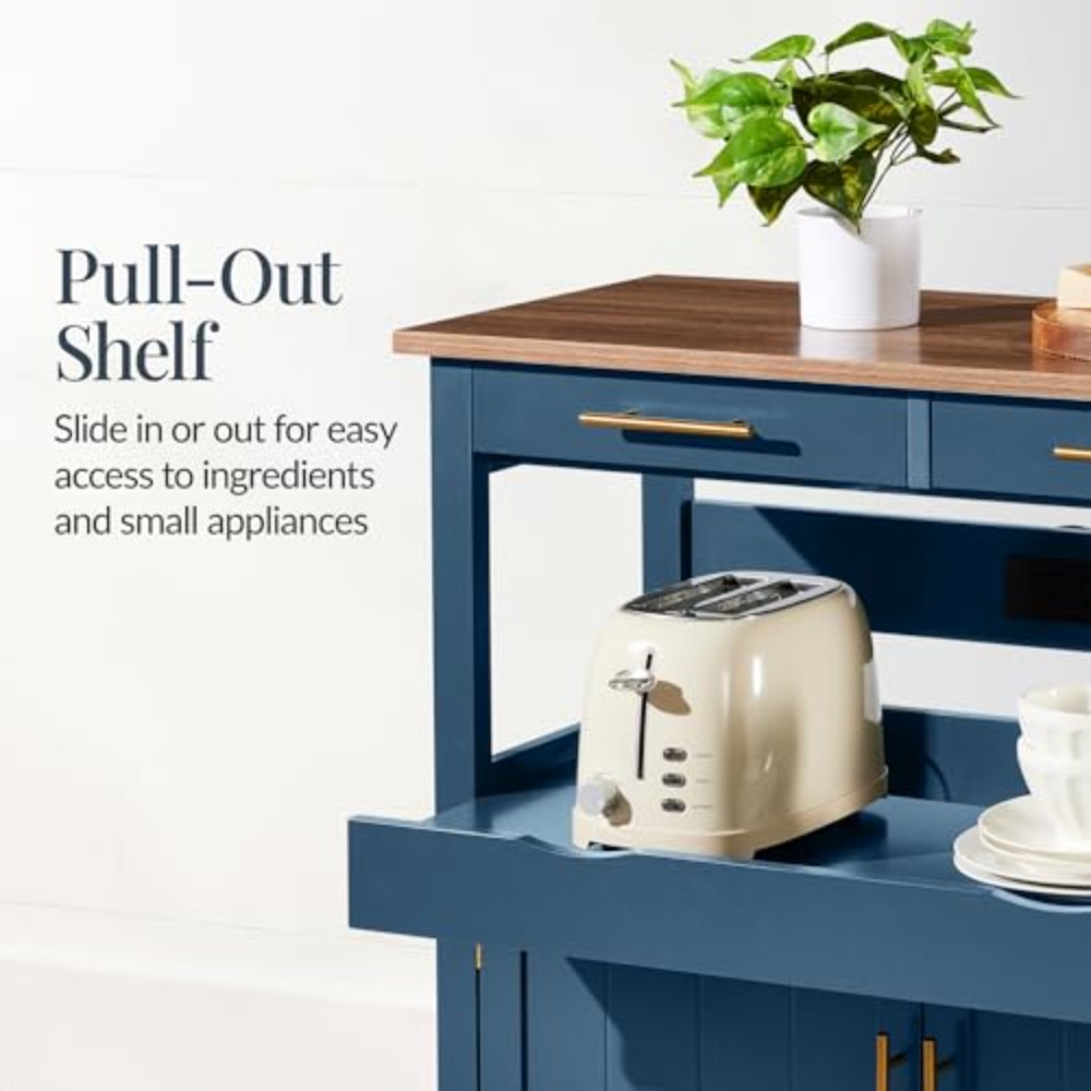 36인치 대형 롤링 주방 아일랜드 카트, 2도어 캐비닛 - Outdoor Kitchen Power Outlet 리뷰 및 가격