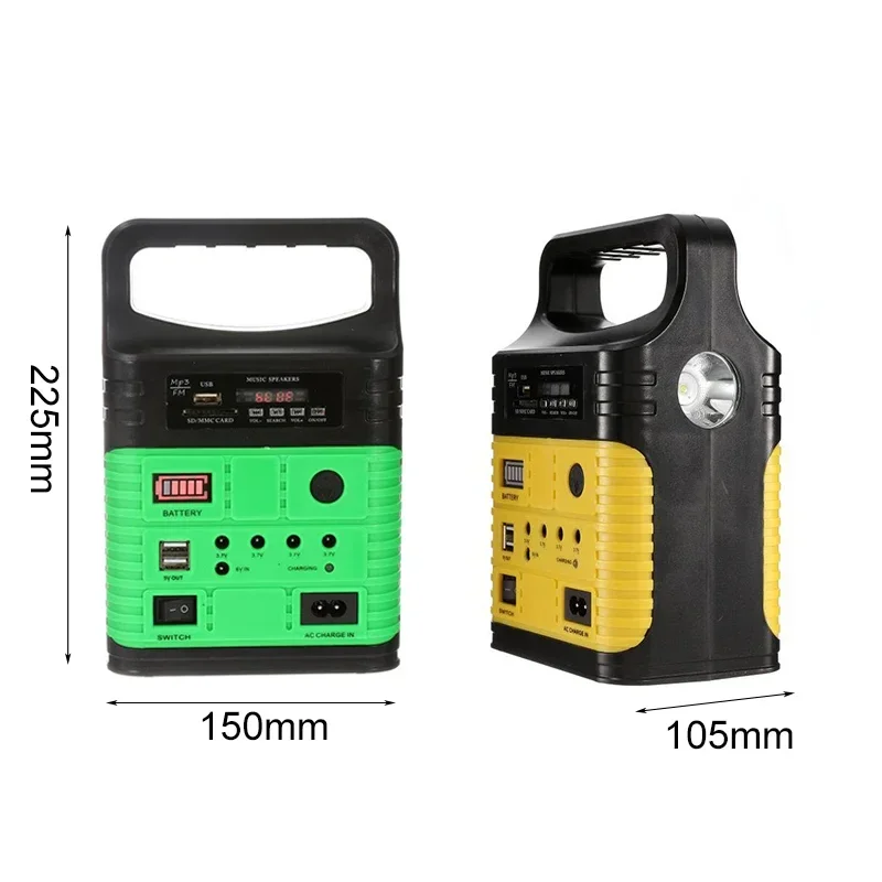 휴대용 캠핑 태양광 발전 시스템, 태양광 패널, 라디오 - Outdoor Power Source 리뷰 및 가격