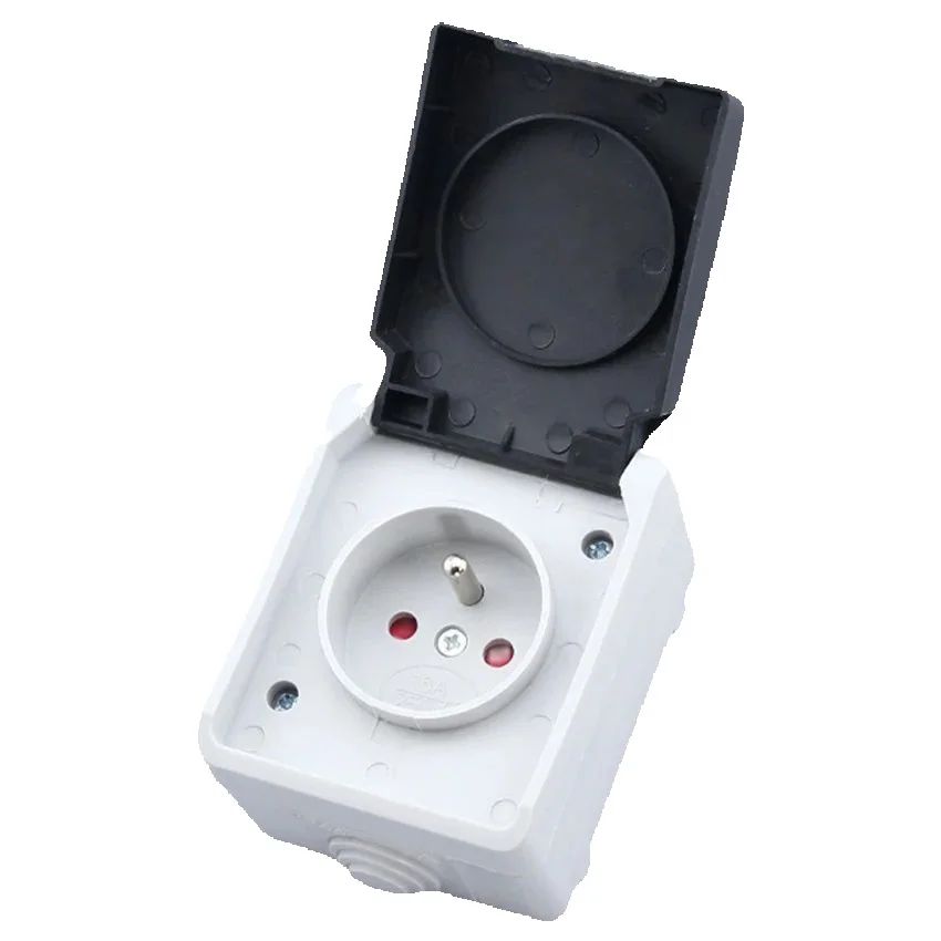 1pcs 16A 표면 장착형 야외 방수 전원 벽면 소켓 - Outdoor Kitchen Power Outlet 리뷰 및 가격