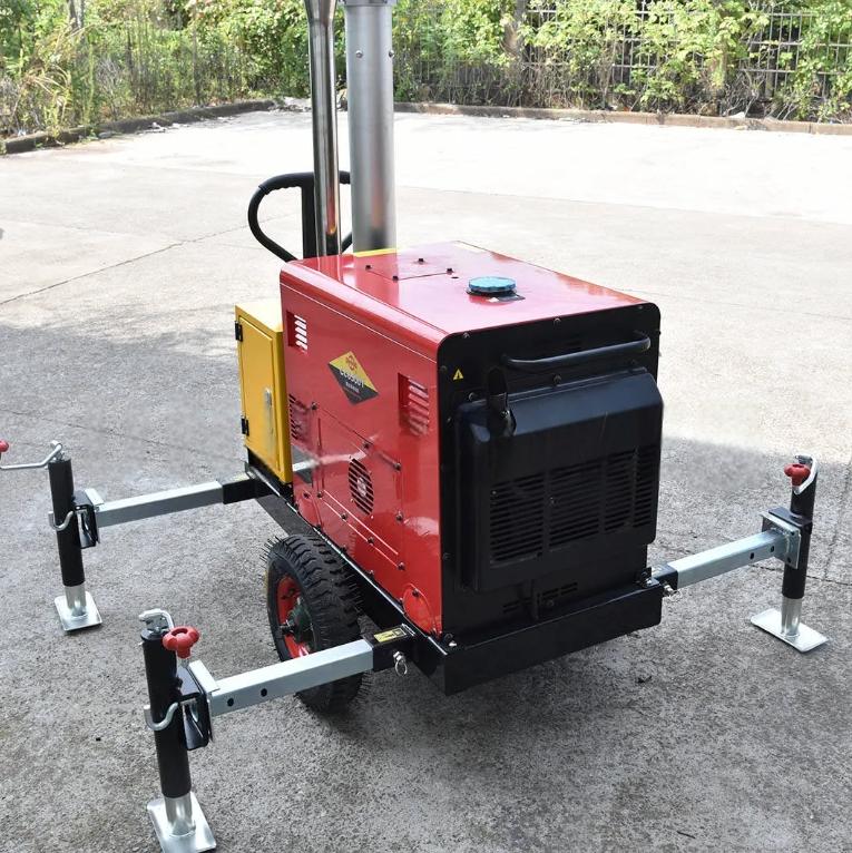고품질 휴대용 이동식 발전기 구동 모바일 조명 타워 ( - Outdoor Power Tower 리뷰 및 가격