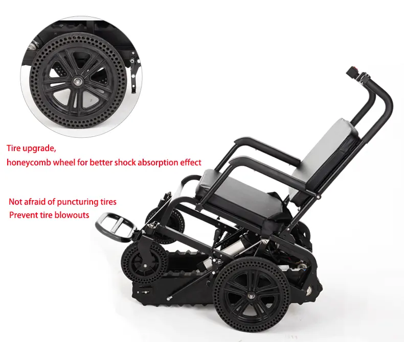접이식 야외 전동 계단 오르기 장치 휠체어 사용자용 리 - Outdoor Power Wheelchair 리뷰 및 가격