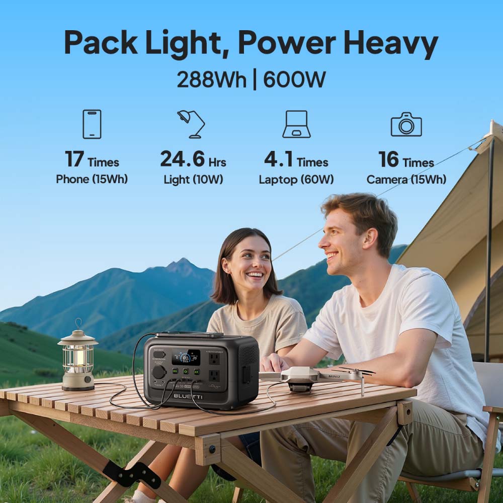 【리뉴얼】BLUETTI Elite 30 V2 휴대용 발 - Outdoor Powerwall 리뷰 및 가격