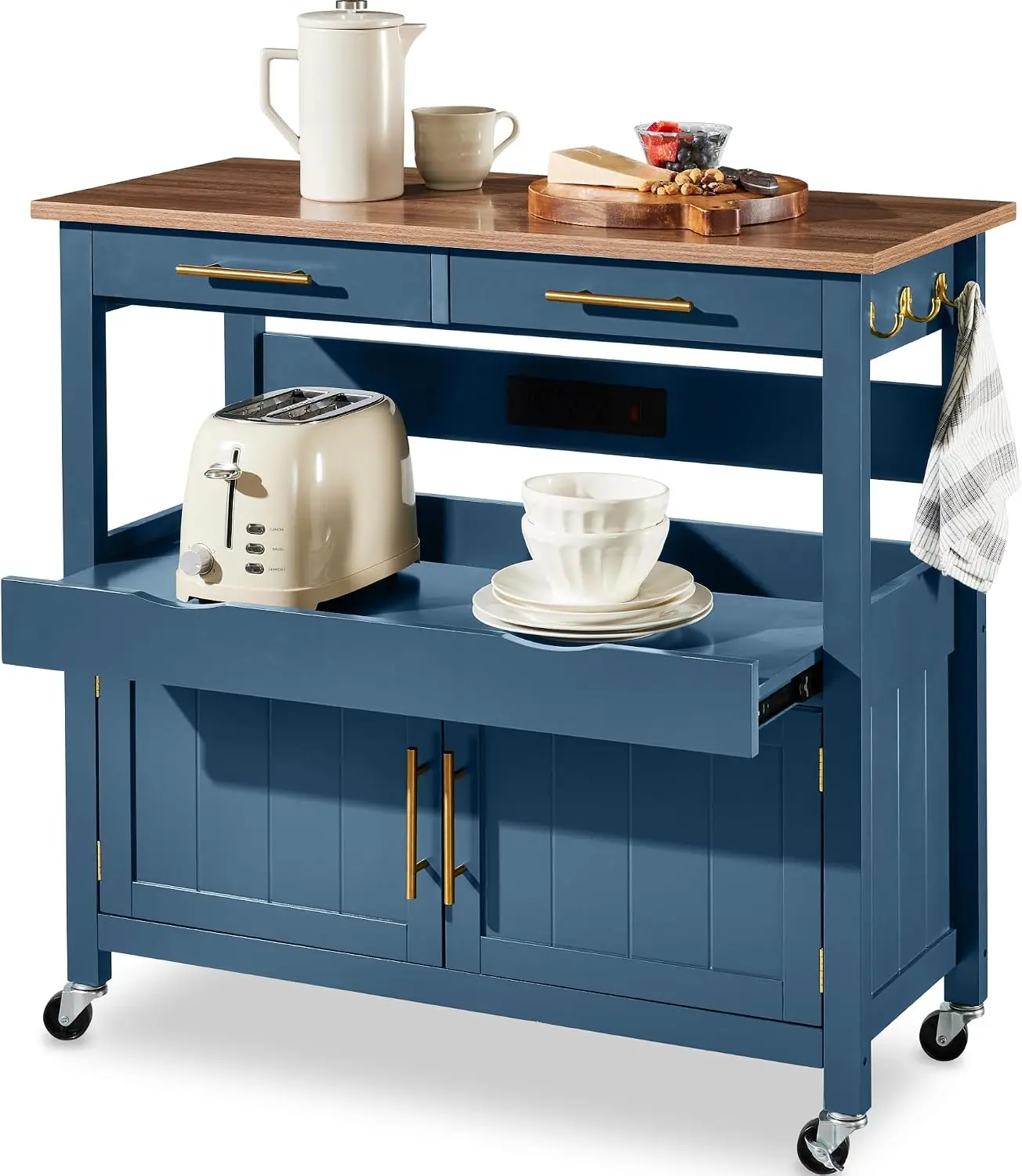 36인치 대형 이동식 주방 아일랜드 카트, 2도어 캐비 - Outdoor Kitchen Power Outlet 리뷰 및 가격