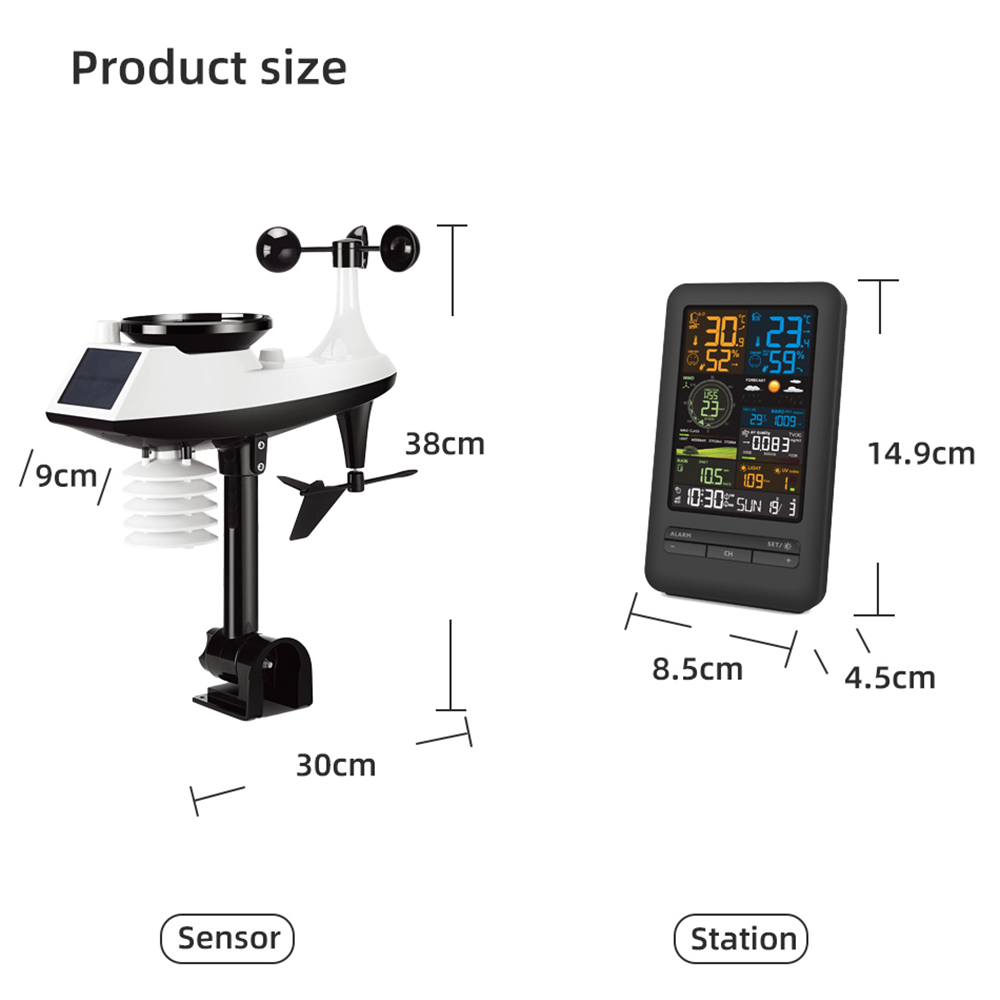 FJ3395TY /FJ3390A 기상 관측소 센서 실내 - Outdoor Power Tower 리뷰 및 가격