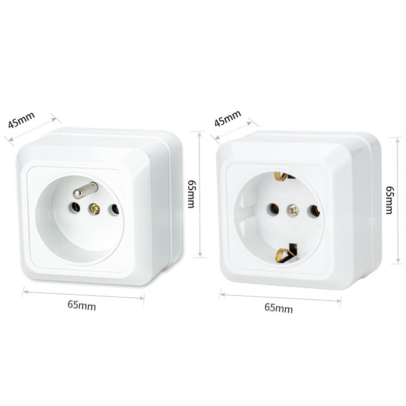 1PCS 독일 프랑스 방수 안티 UV 표면 장착 벽 전 - Outdoor Kitchen Power Outlet 리뷰 및 가격