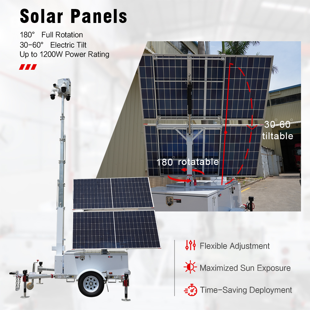 태양광 발전 유닛 트레일러 이동식 태양광 감시 타워 원 - Outdoor Power Tower 리뷰 및 가격