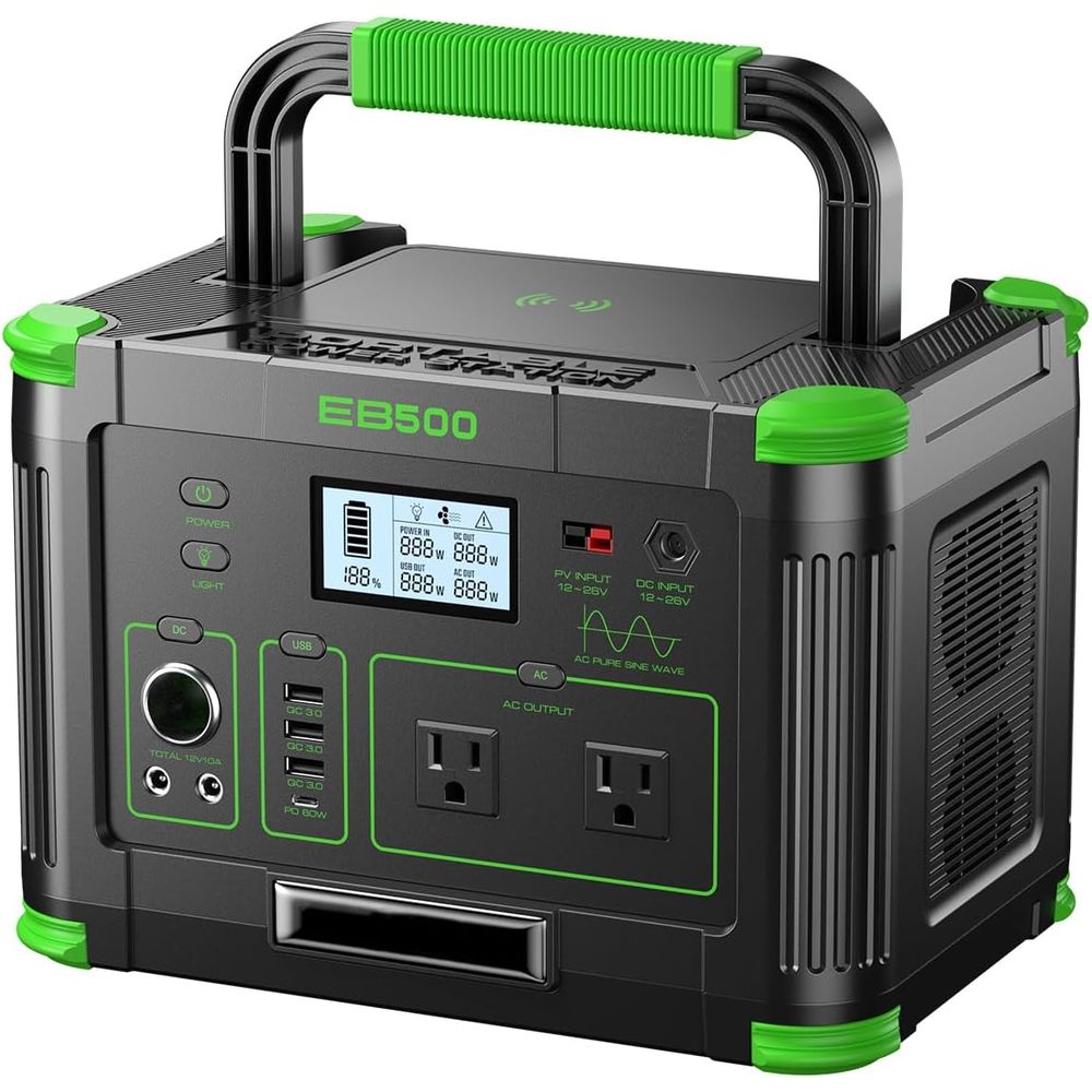 500W 휴대용 파워스테이션 519.48Wh 야외용 발 - Ac Outdoor Power 리뷰 및 가격