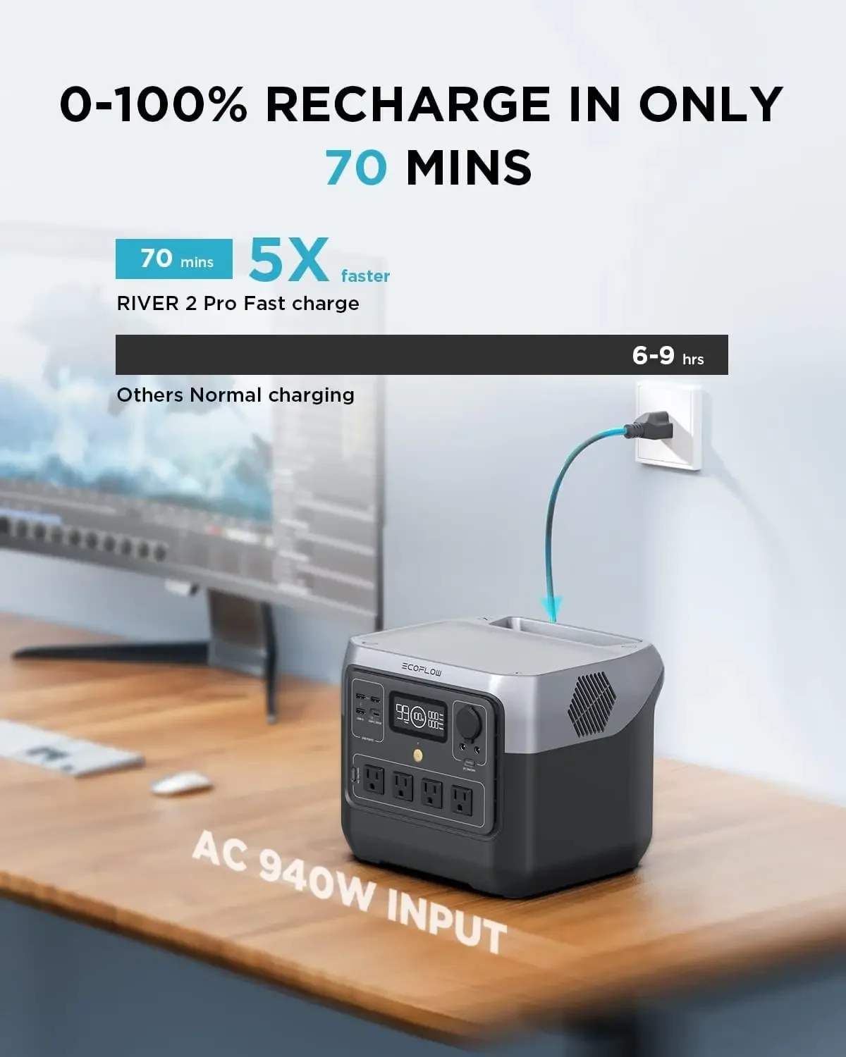 EF ECOFLOW 휴대용 파워스테이션 RIVER 2  - Outdoor Power Tower 리뷰 및 가격