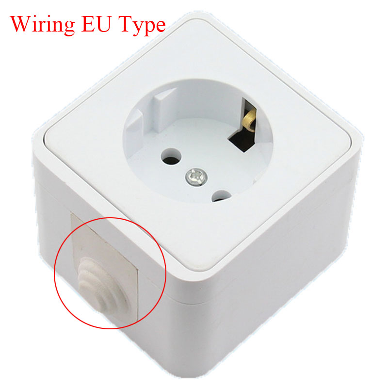 화이트 독일 10A 16A 방수 자외선 차단 표면 장착 - Outdoor Kitchen Power Outlet 리뷰 및 가격