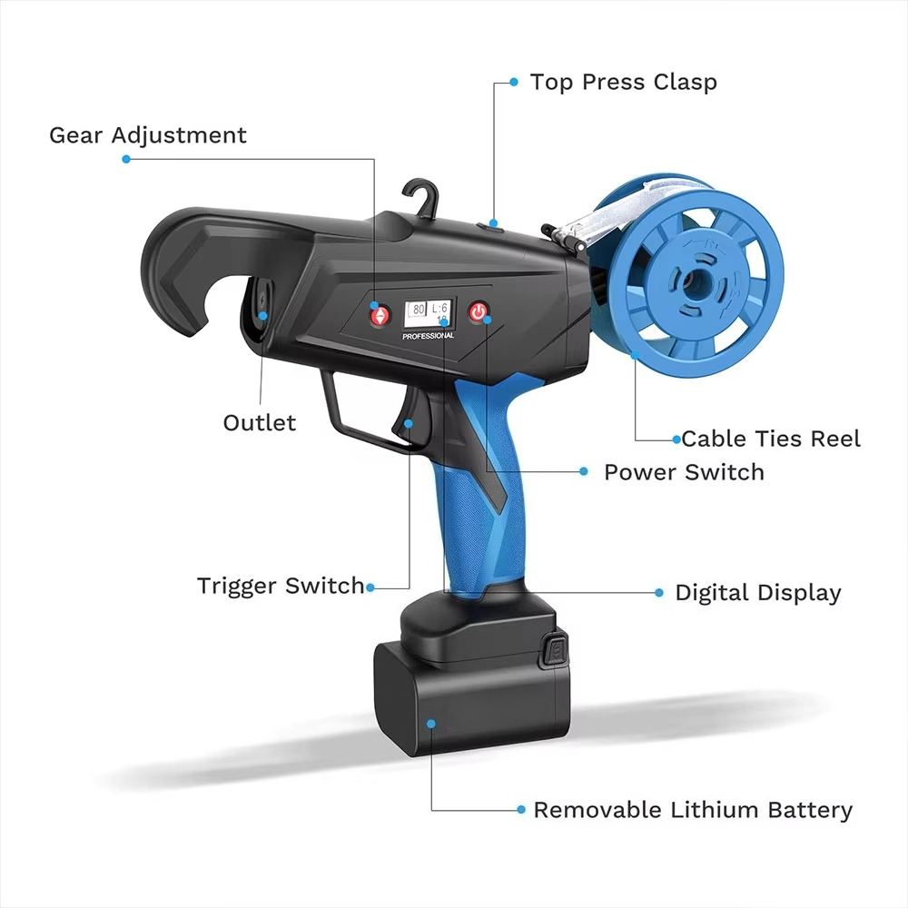 전기 무선 정원 도구 전기 가지 묶기 및 결속 기계 농 - Outdoor Power Tools 리뷰 및 가격