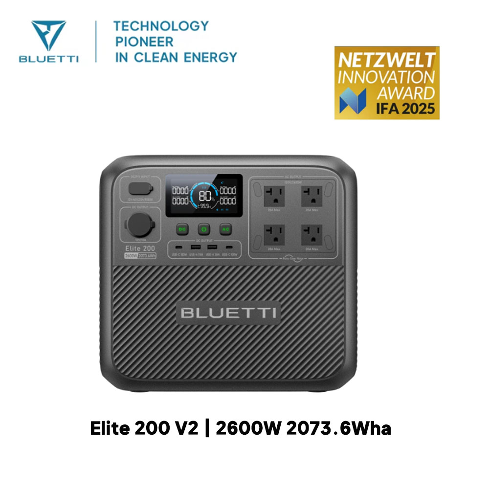 【리뉴얼】BLUETTI Elite 200 V2 휴대용  - Outdoor Powerwall 리뷰 및 가격