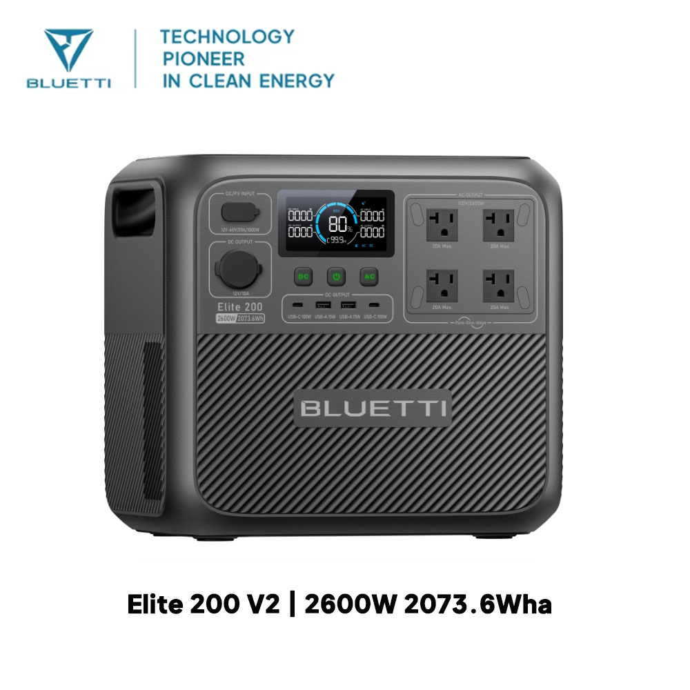 【리뉴얼】BLUETTI Elite 200 V2 휴대용  - Outdoor Powerwall 리뷰 및 가격