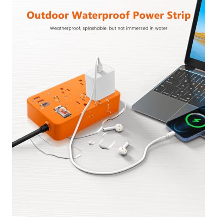 캠핑, 정원, 주방, 욕실용 야외 전원 스트립: 방수  - Outdoor Kitchen Power Outlet 리뷰 및 가격