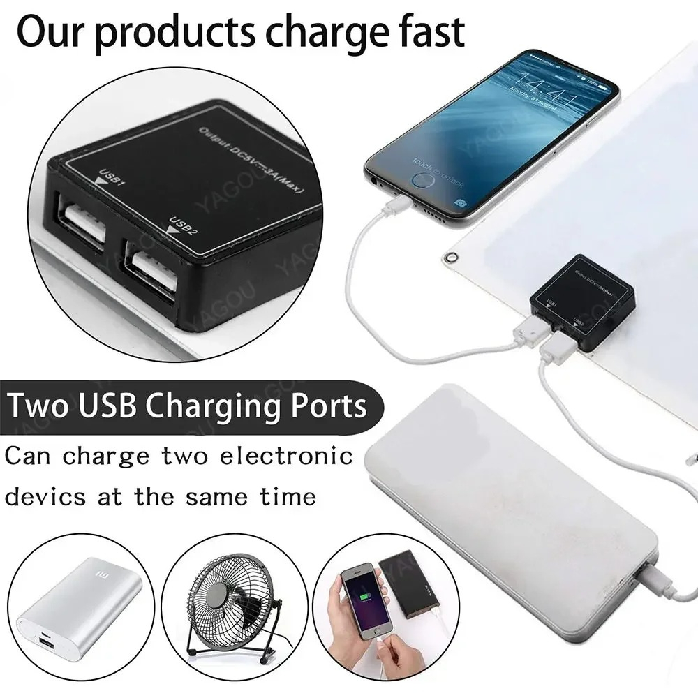 자가 설치 가능 고속 듀얼 USB 태양광 패널 충전기  - Outdoor Power Source 리뷰 및 가격