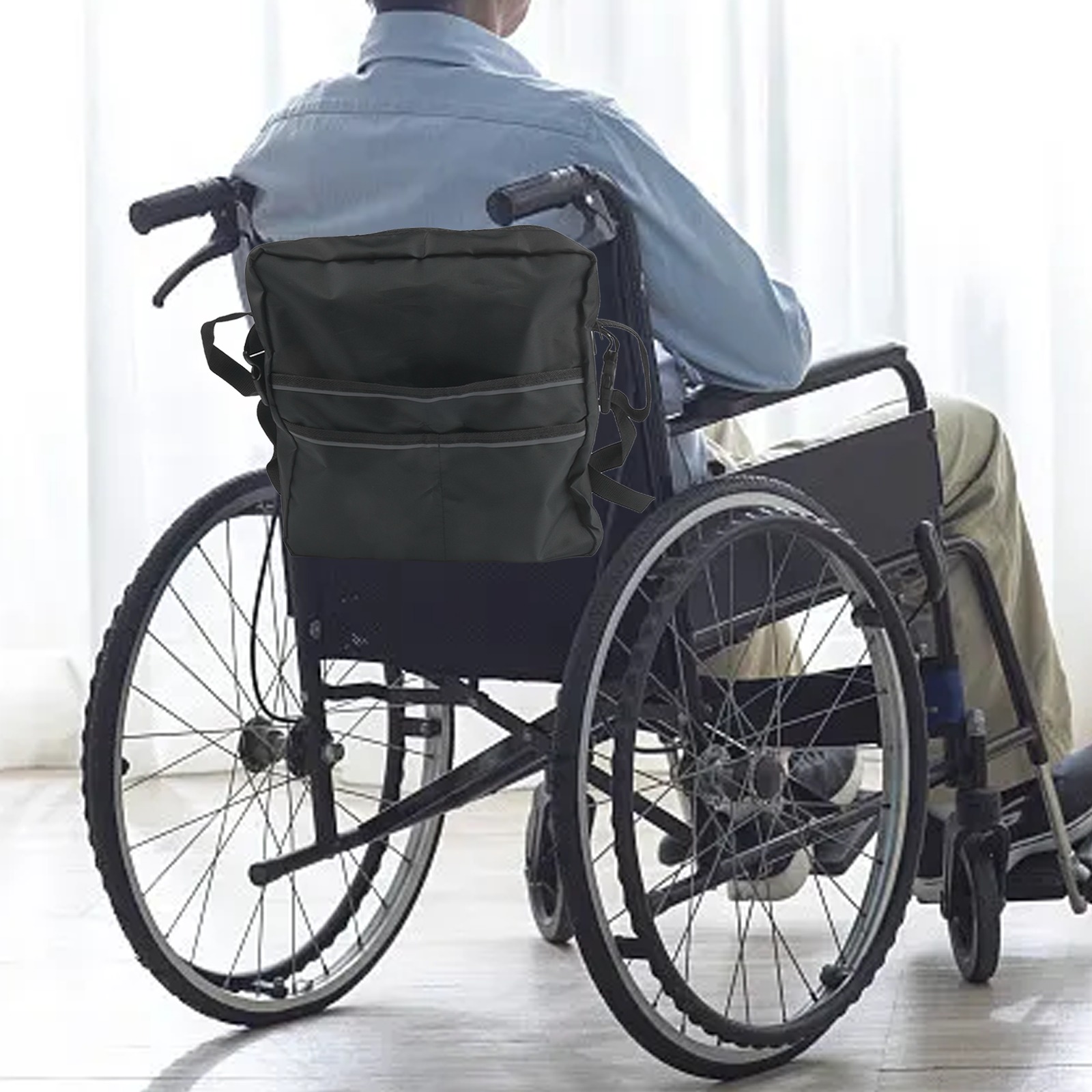 스쿠터, 휠체어, 전동 의자용 블랙 모빌리티 시트백,  - Outdoor Power Wheelchair 리뷰 및 가격