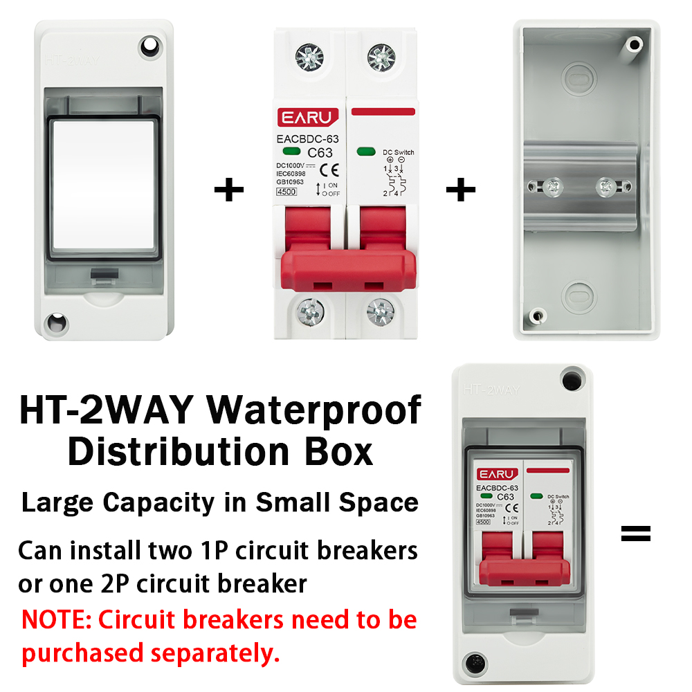 HT-2 IP65 방수 배전 차단기 상자 패널 설치 2 - Outdoor Power Junction 리뷰 및 가격