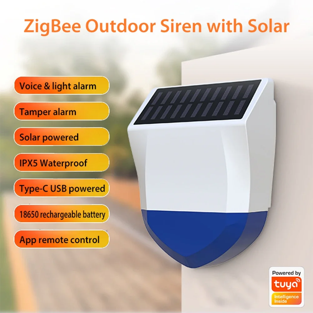 Tuya 스마트 Zigbee/Wifi 사이렌 알람 방수 - Outdoor Power Source 리뷰 및 가격